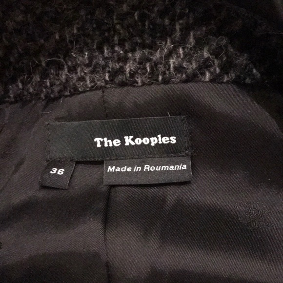 grey tweed wool,polyamide,mohair,alpaca.36/S - Picture 5 of 7